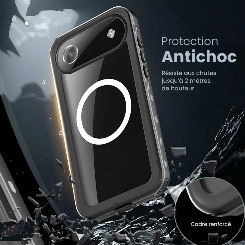 Coque Étanche Antichoc REDPEPPER Compatible MagSafe pour iPhone Air