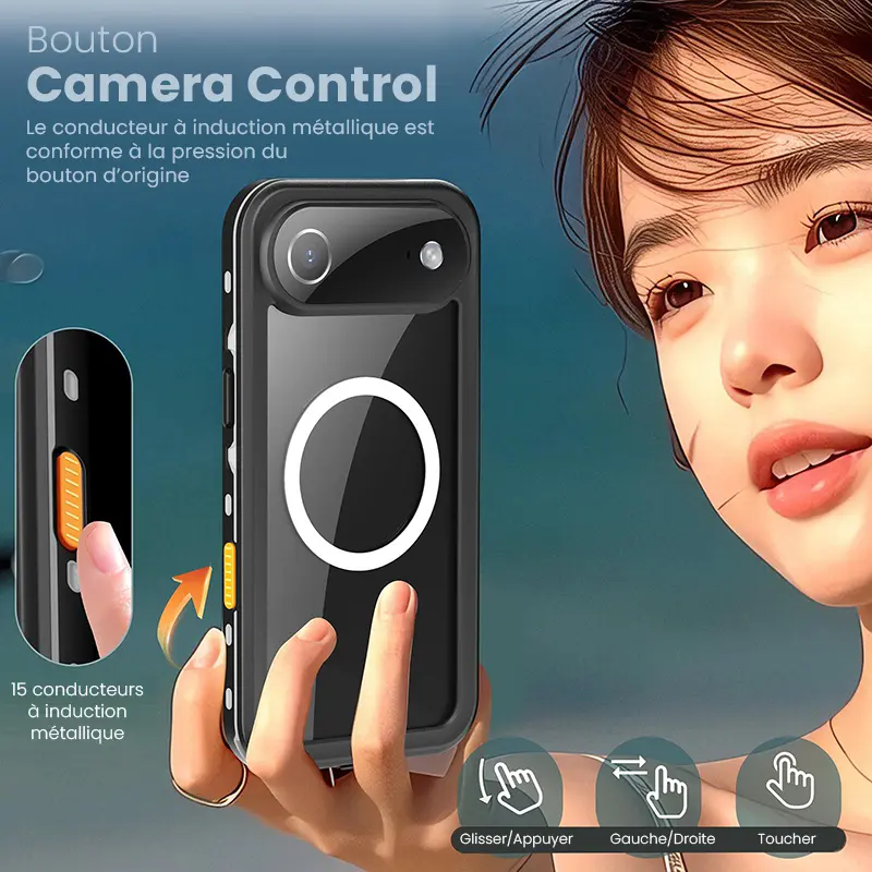 Coque Étanche Antichoc REDPEPPER Compatible MagSafe pour iPhone Air