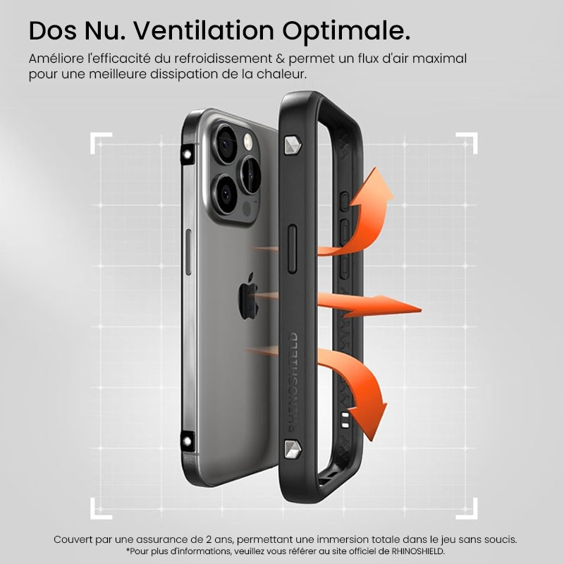 Pack Gaming RHINOSHIELD RhinoBuff pour iPhone 14 Pro Max