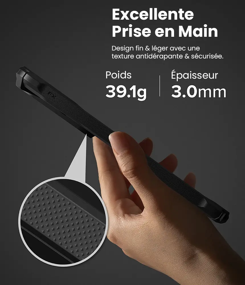 Coque Galaxy S26 Ultra prise en main antidérapante