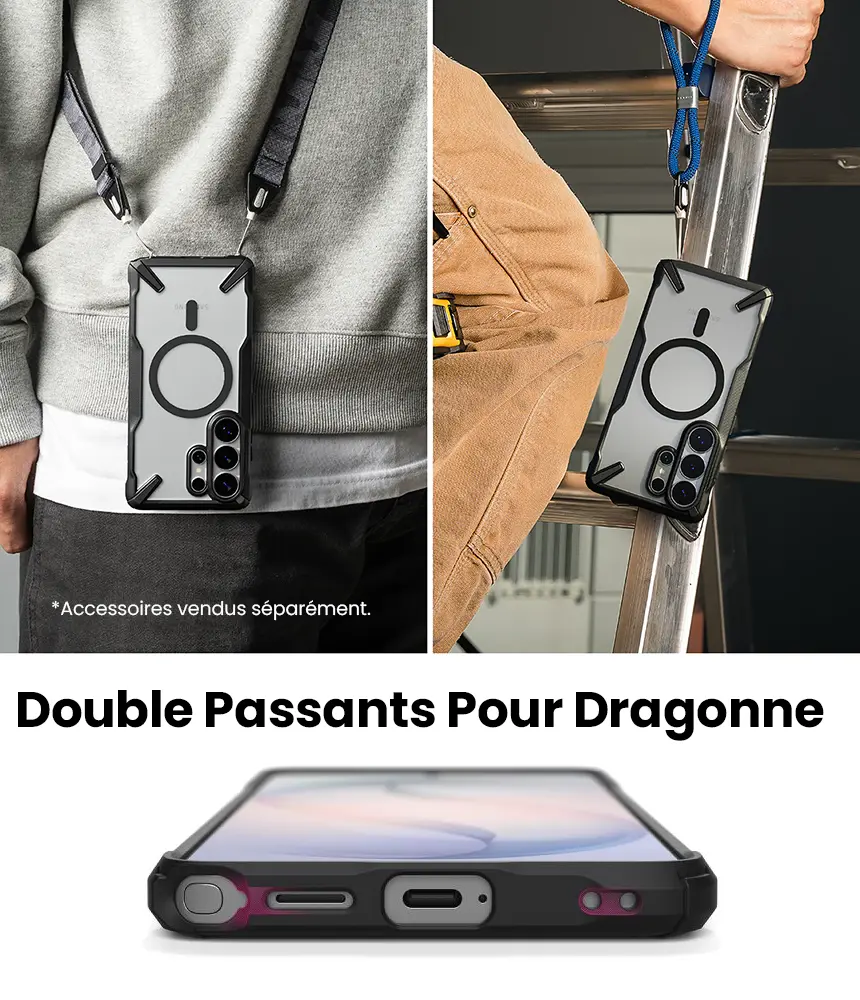 Coque Galaxy S26 Ultra avec dragonne