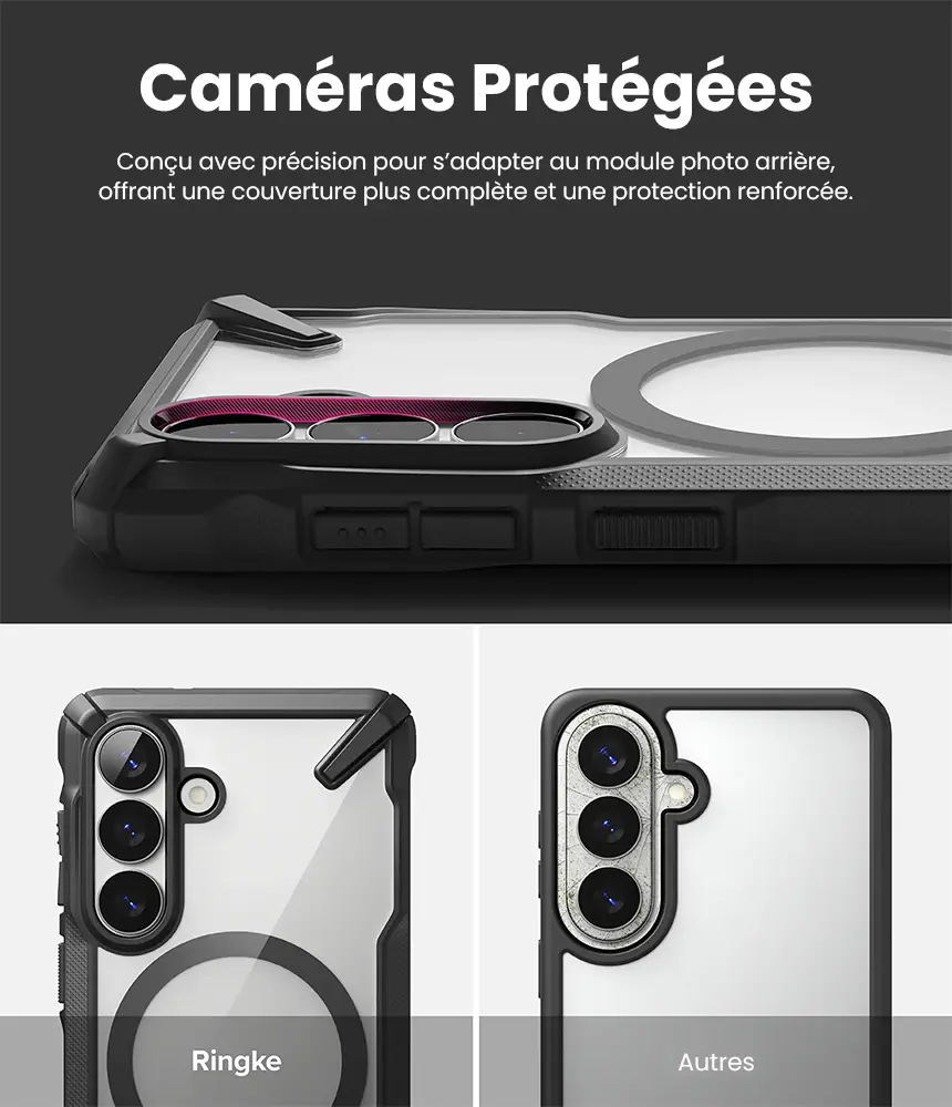 Coque Galaxy S26 protection caméra renforcée