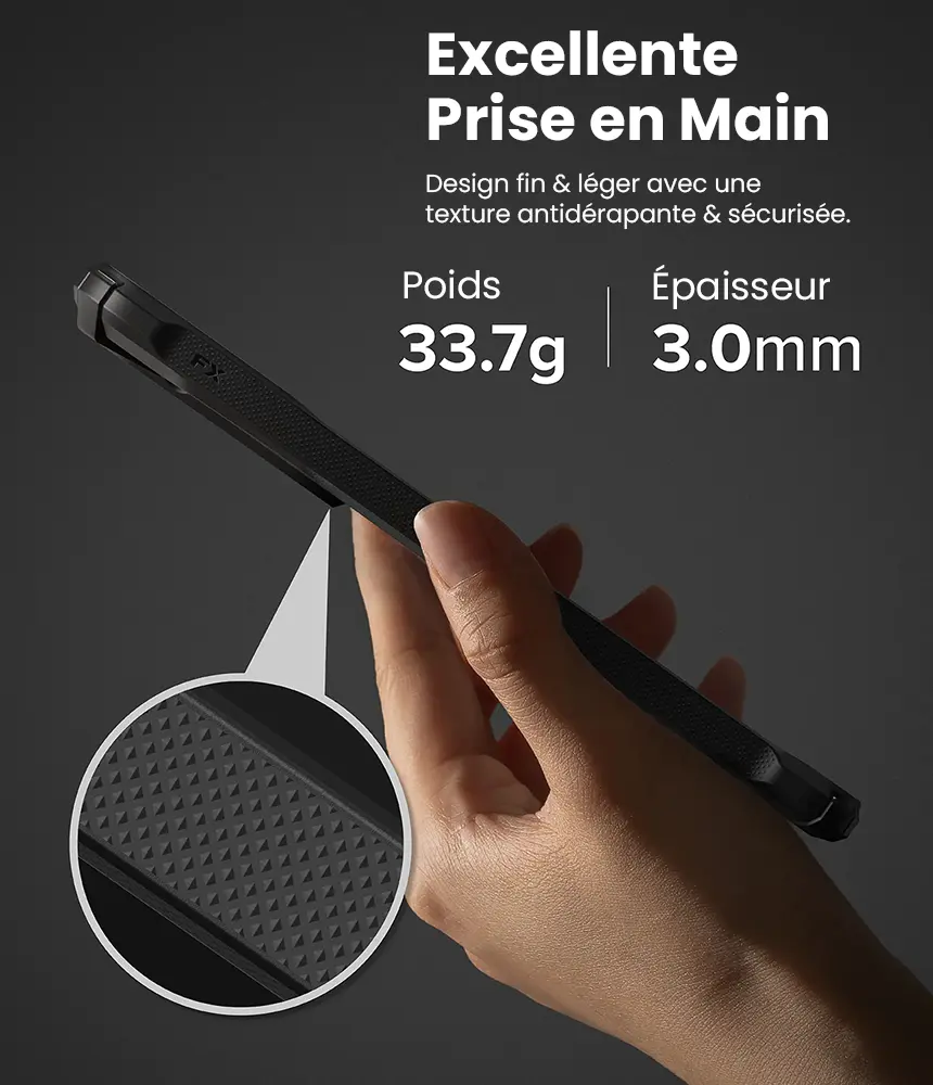 Coque Galaxy S26 prise en main antidérapante