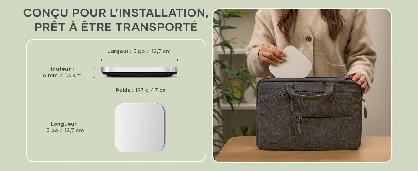 Boîtier SSD NVMe USB4 SATECHI avec Emplacement M.2 NVMe