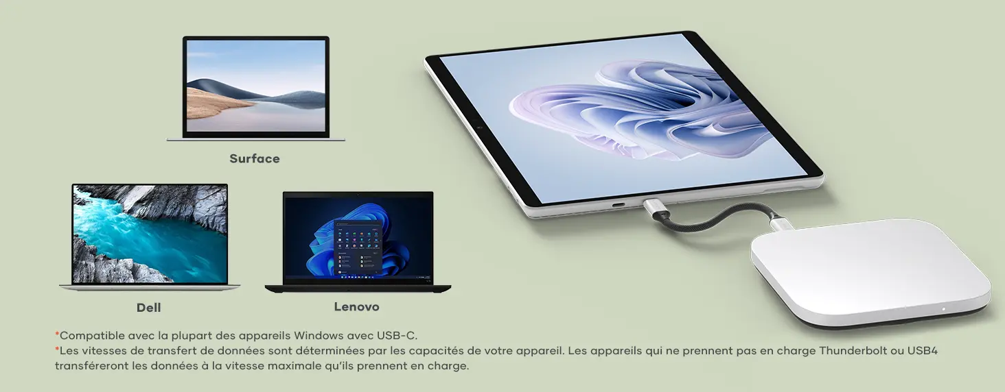 Boîtier SSD NVMe USB4 SATECHI avec Emplacement M.2 NVMe