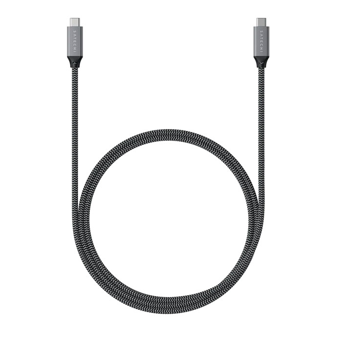 Câble USB4 SATECHI USB-C vers USB-C (80 cm) | Compatible avec Charge 100W & Vidéo 8K