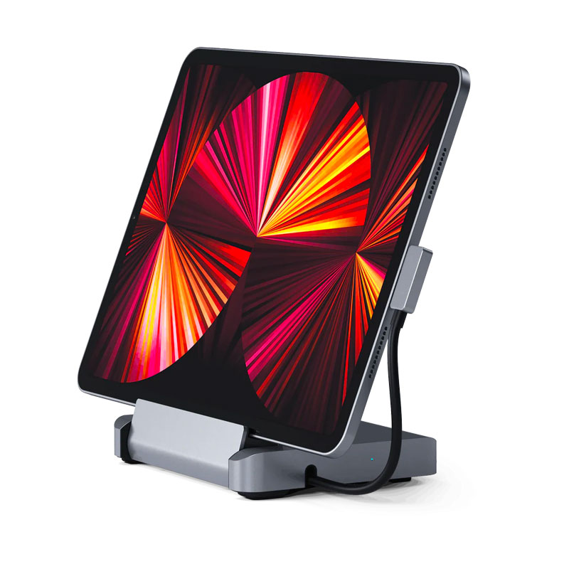 Support Hub 6-en-1 SATECHI Aluminium Stand pour iPad / iPad Pro