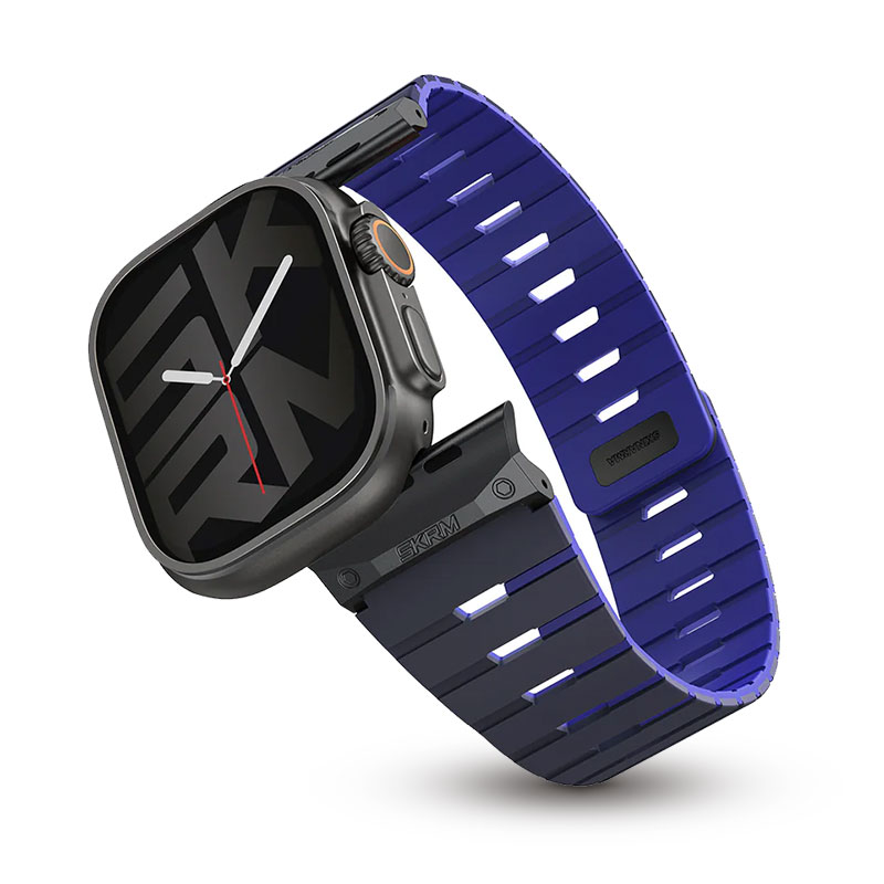 Bracelet Silicone SKINARMA Gemini pour Apple Watch 49/46/45/44 mm