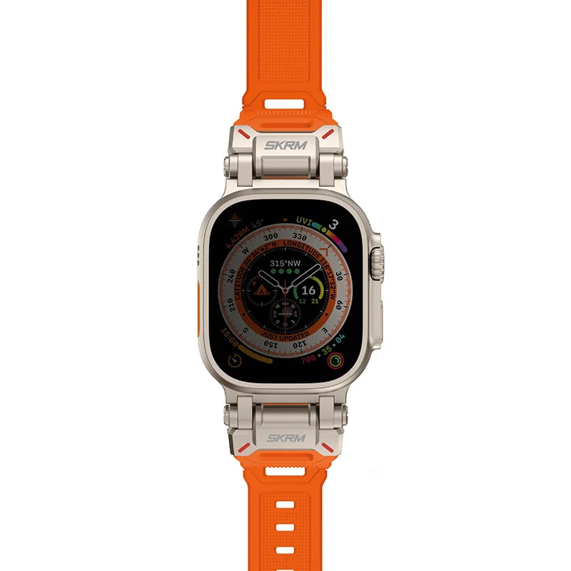 Bracelet Silicone SKINARMA Titon Strap pour Apple Watch