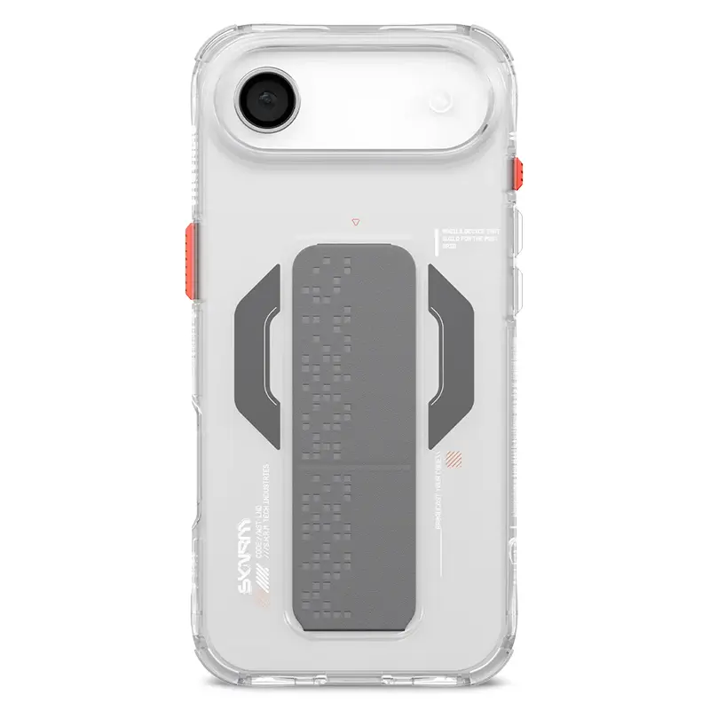 Coque MagSafe SKINARMA Haxa Mag-Charge pour iPhone Air - Modèle Transparent