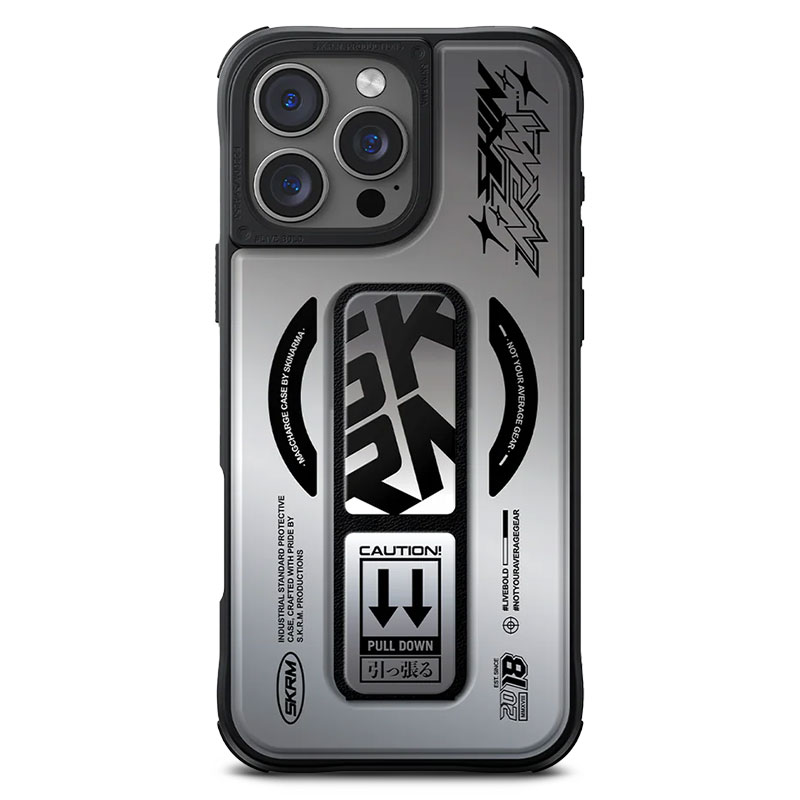 Coque MagSafe SKINARMA Kira Kobai Mag-Charge avec Grip Poignée Chevalet pour iPhone 16 Pro Max