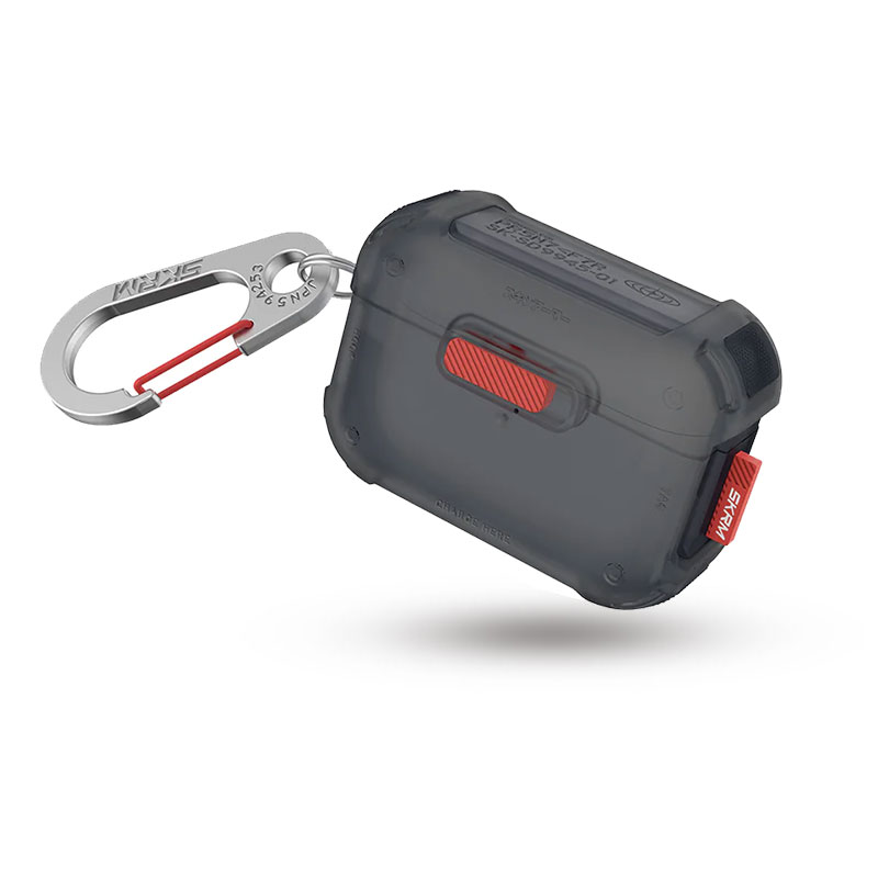 Étui SKINARMA Mecha avec Mousqueton Métal pour AirPods Pro 2