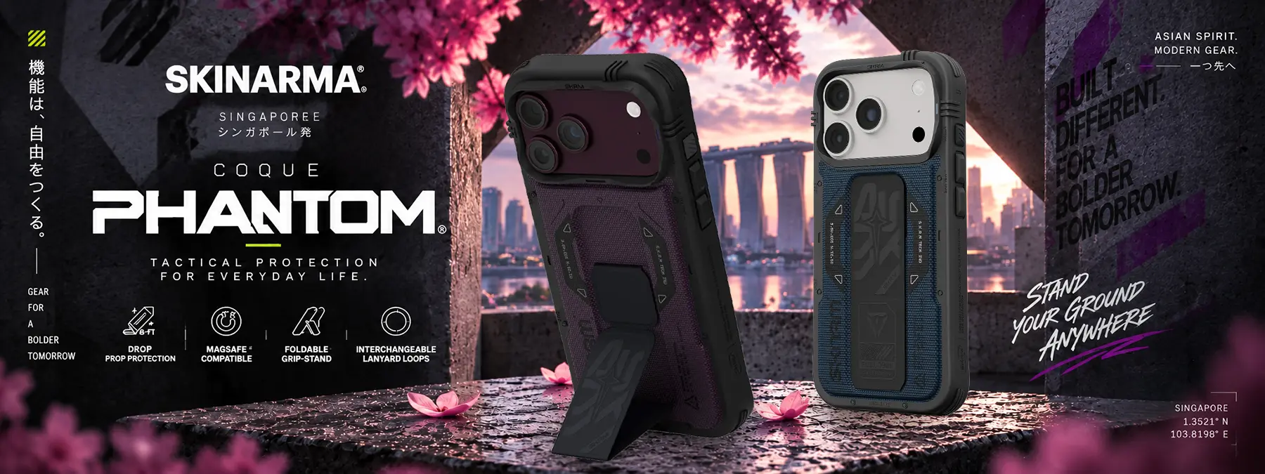 Coque SKINARMA Phantom Mag pour iPhone 18 Pro Max et iPhone 17 Pro Max