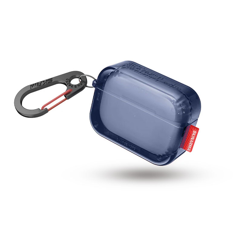 Étui SKINARMA Saido avec Mousqueton Métal pour AirPods Pro 2