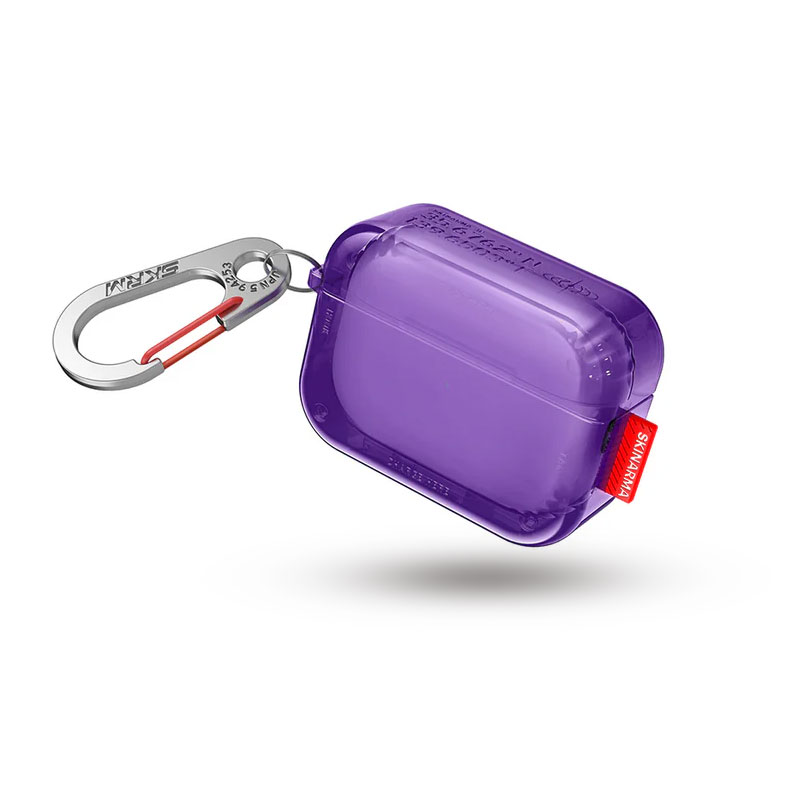Étui SKINARMA Saido avec Mousqueton Métal pour AirPods Pro 2