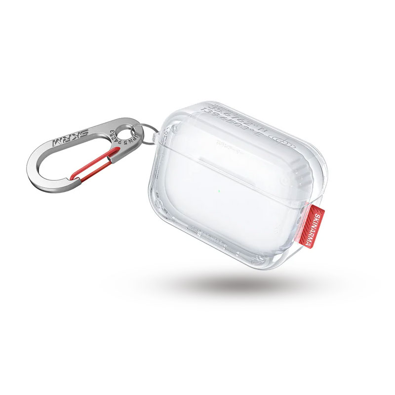 Étui SKINARMA Saido avec Mousqueton Métal pour AirPods Pro 2