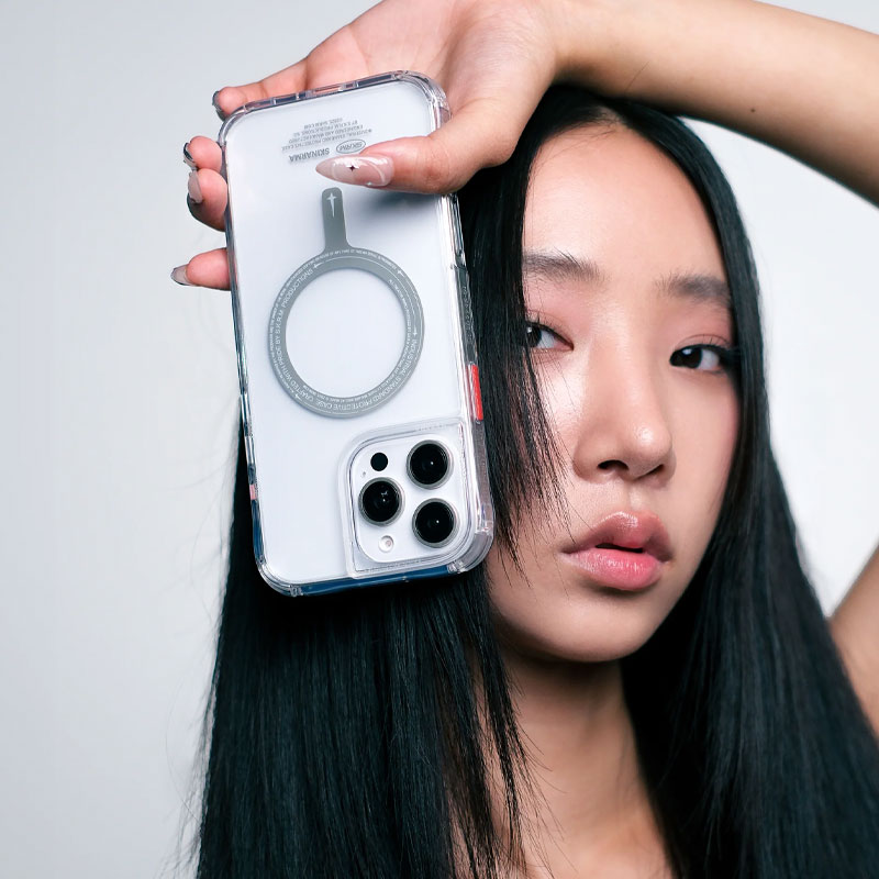 Coque MagSafe SKINARMA Saido Mag-Charge pour iPhone 16 Plus