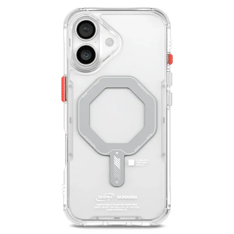 Coque MagSafe SKINARMA Saido Mag-Charge Transparente pour iPhone 17