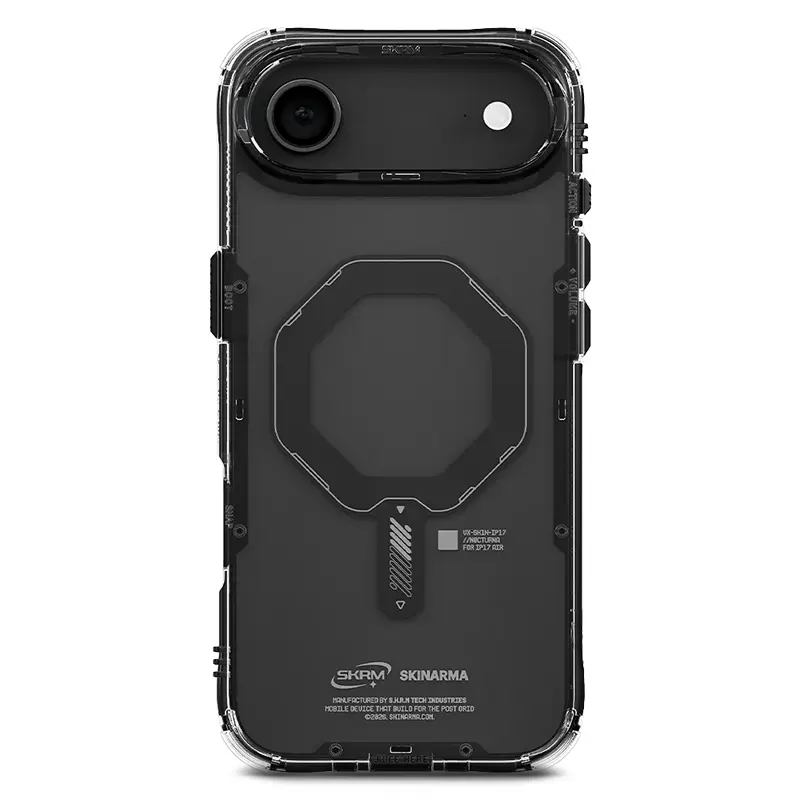 Coque MagSafe SKINARMA Saido Mag-Charge Translucide fumée pour iPhone Air