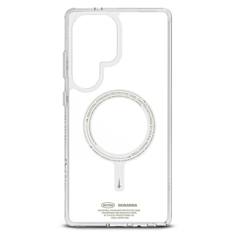 Coque MagSafe SKINARMA Saido NiteGlow Mag-Charge pour Galaxy S25 Ultra