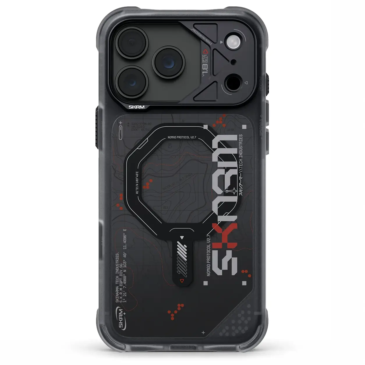 Coque SKINARMA Sonar Mag-Charge noire pour iPhone 18 Pro Max