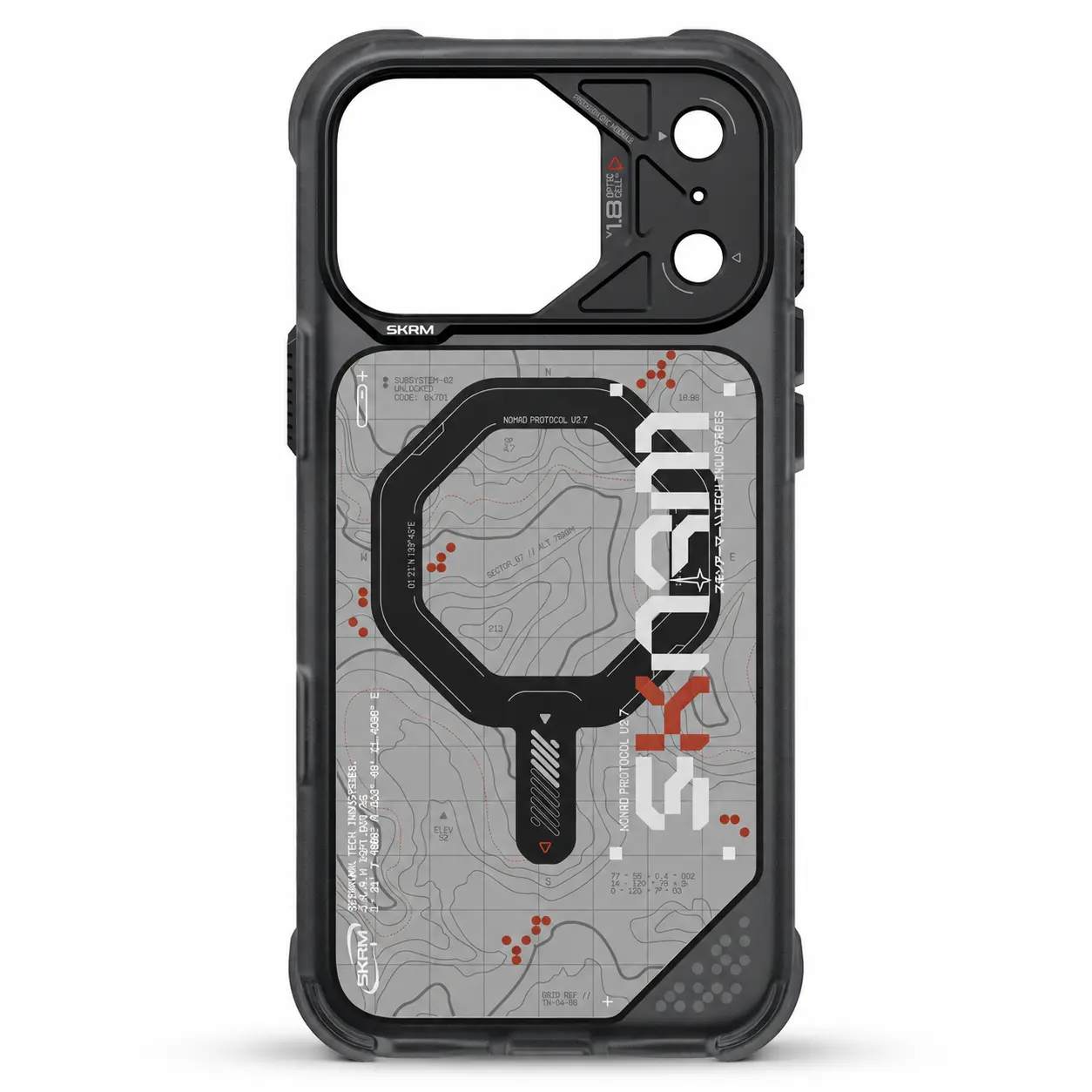 Coque noire SKINARMA Sonar avec structure et angles renforcés