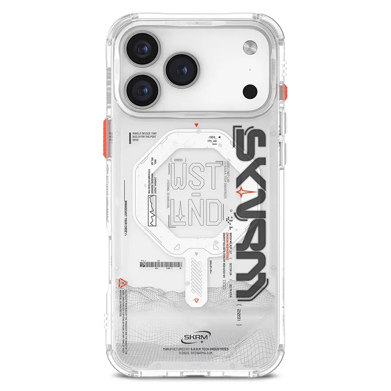 Coque MagSafe SKINARMA Sonix Mag-Charge pour iPhone 17 Pro - Modèle Transparent