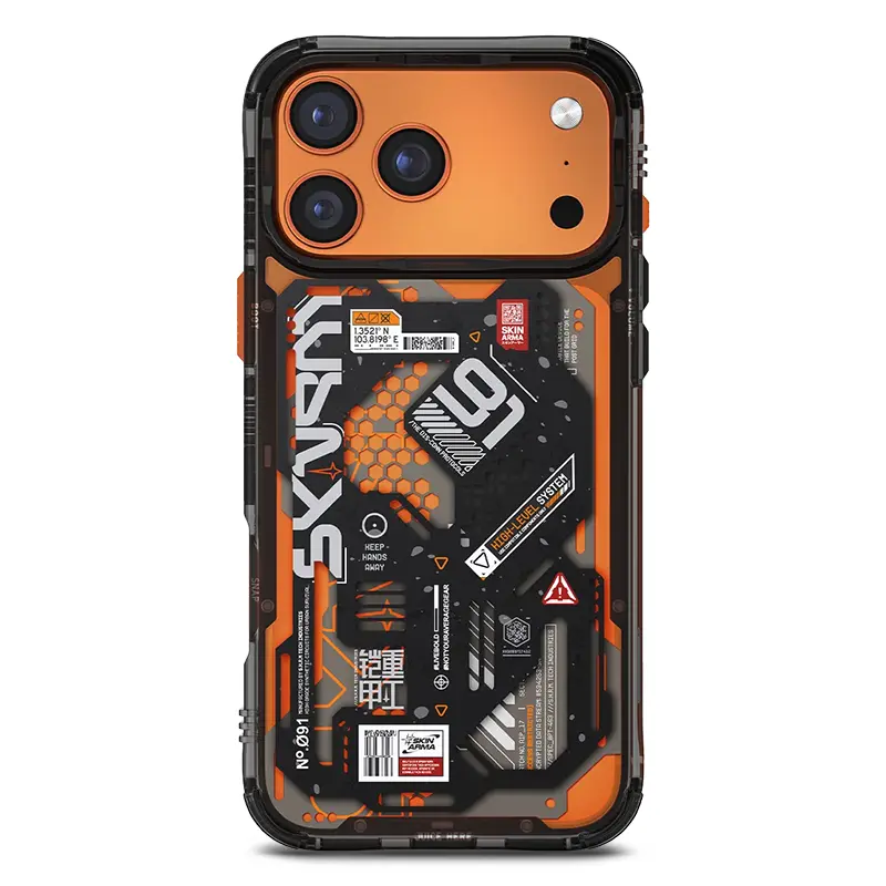 Coque MagSafe SKINARMA Spectra Mag-Charge pour iPhone 17 Pro Max - Modèle Noir