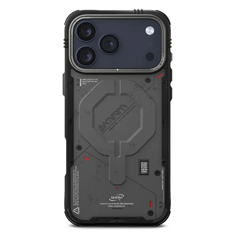 Coque MagSafe SKINARMA Vigor Mag-Charge pour iPhone 17 Pro - Modèle Anthracite