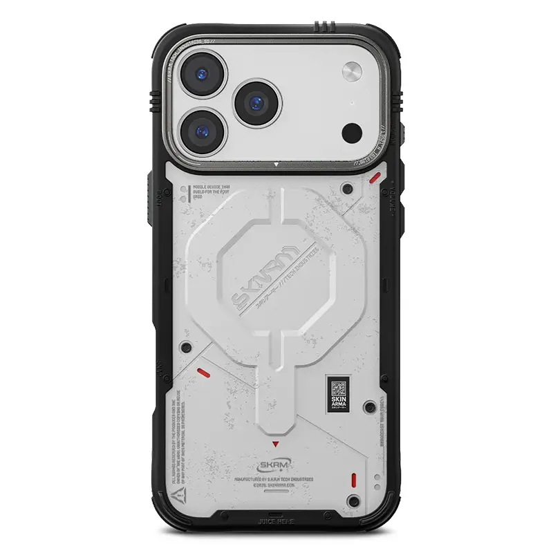 Coque MagSafe SKINARMA Vigor Mag-Charge pour iPhone 17 Pro - Modèle Gris