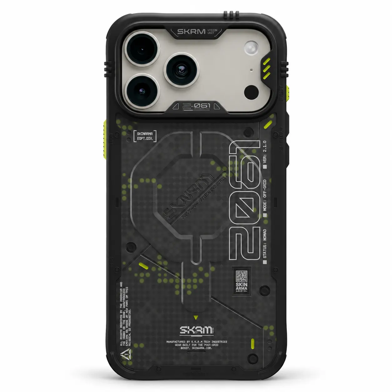 Coque SKINARMA Vigor XE Mag-Charge anthracite grise pour iPhone 18 Pro et iPhone 17 Pro
