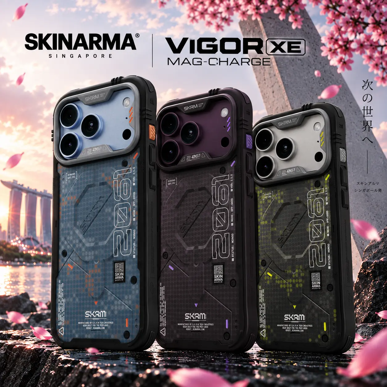 Coque SKINARMA Vigor XE Mag-Charge pour iPhone 18 Pro et iPhone 17 Pro