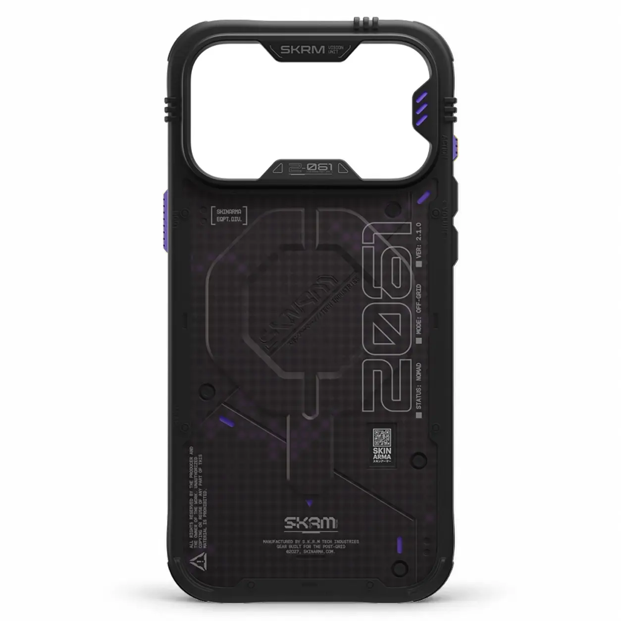 Boucles d'angles pour dragonne de la coque bordeaux SKINARMA Vigor XE pour iPhone 18 Pro et iPhone 17 Pro