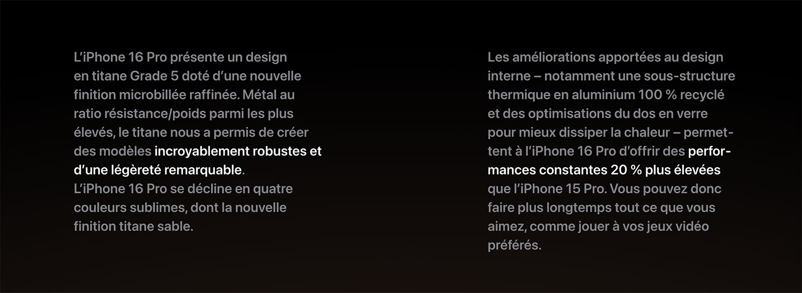 APPLE IPhone 16 Pro Max - Version Double Nano SIM