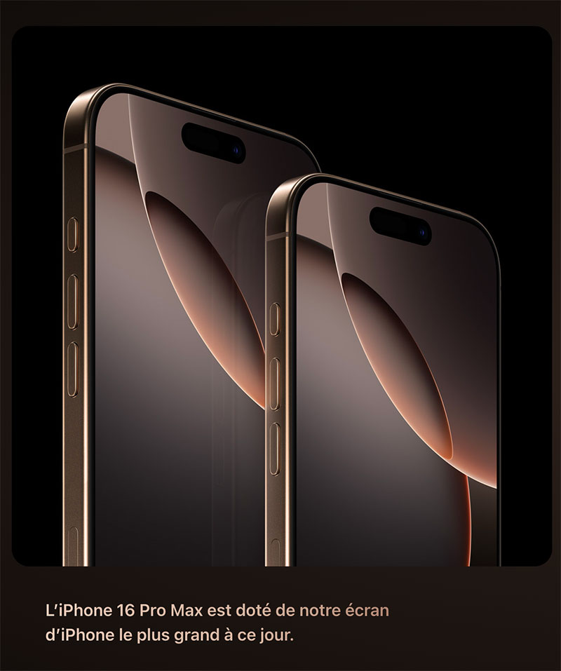 APPLE IPhone 16 Pro Max - Version Double Nano SIM