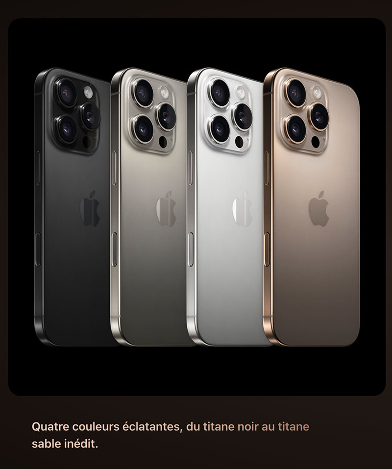 APPLE IPhone 16 Pro Max - Version Double Nano SIM