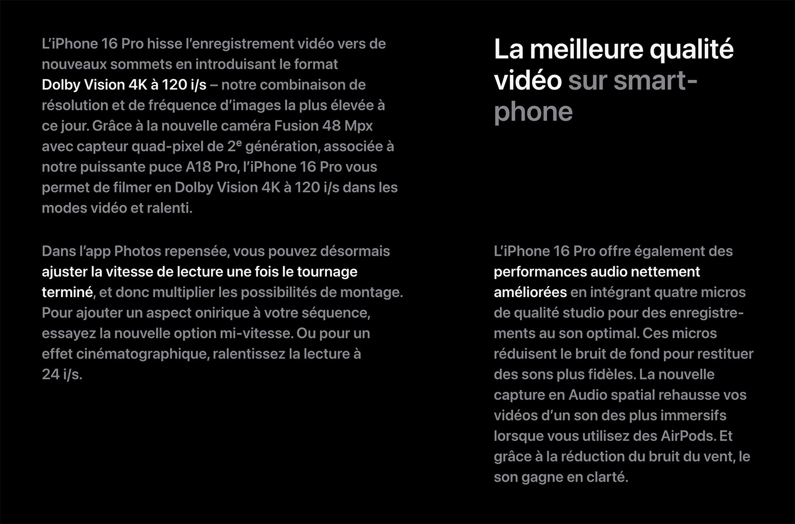 APPLE IPhone 16 Pro Max - Version Double Nano SIM