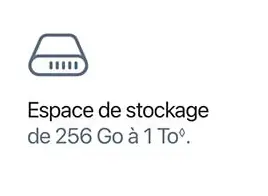 APPLE iPhone Air - Espace de stockage 256 Go ou 512 Go