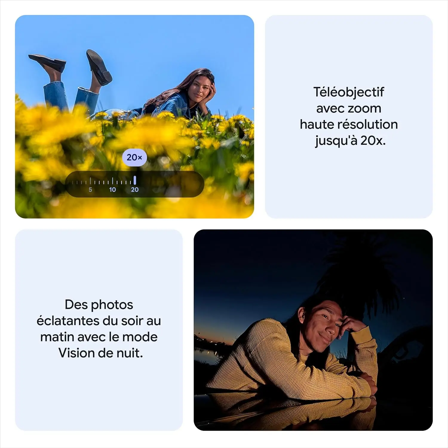 Smartphone GOOGLE Pixel 10 5G avec Zoom photo x20