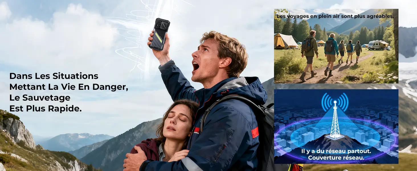 HOTWAV Hyper 8 Pro 5G – smartphone robuste pour les activités en extérieur