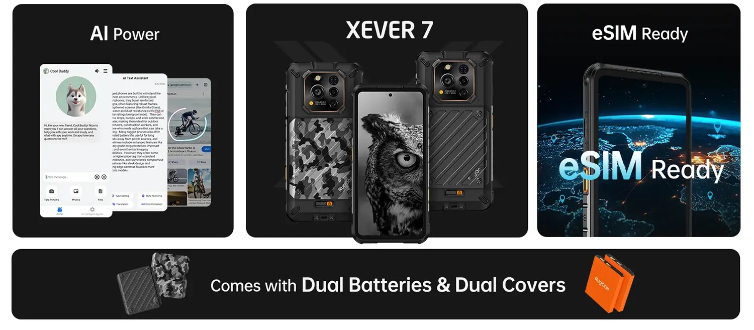 Smartphone RugOne Xever 7 5G