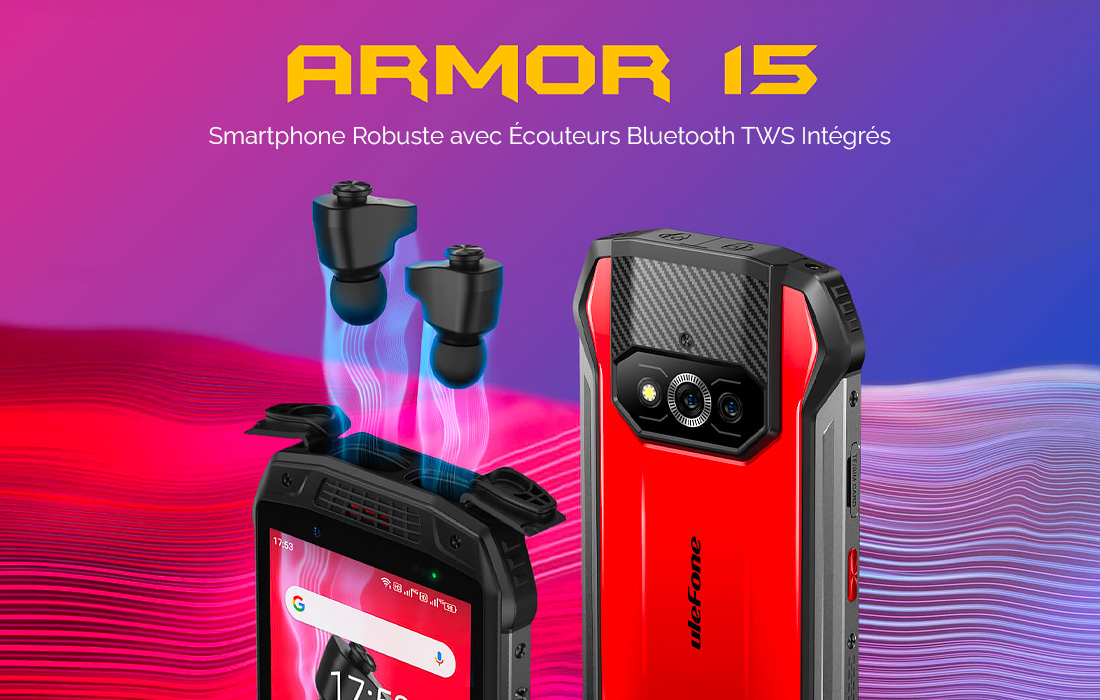Smartphone Étanche Robuste ULEFONE Armor 15