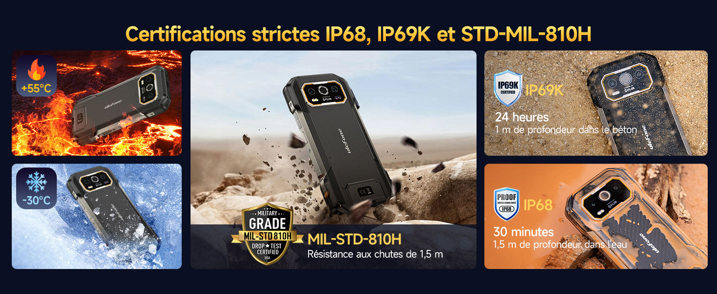 Smartphone Étanche Robuste ULEFONE Armor 27 Pro