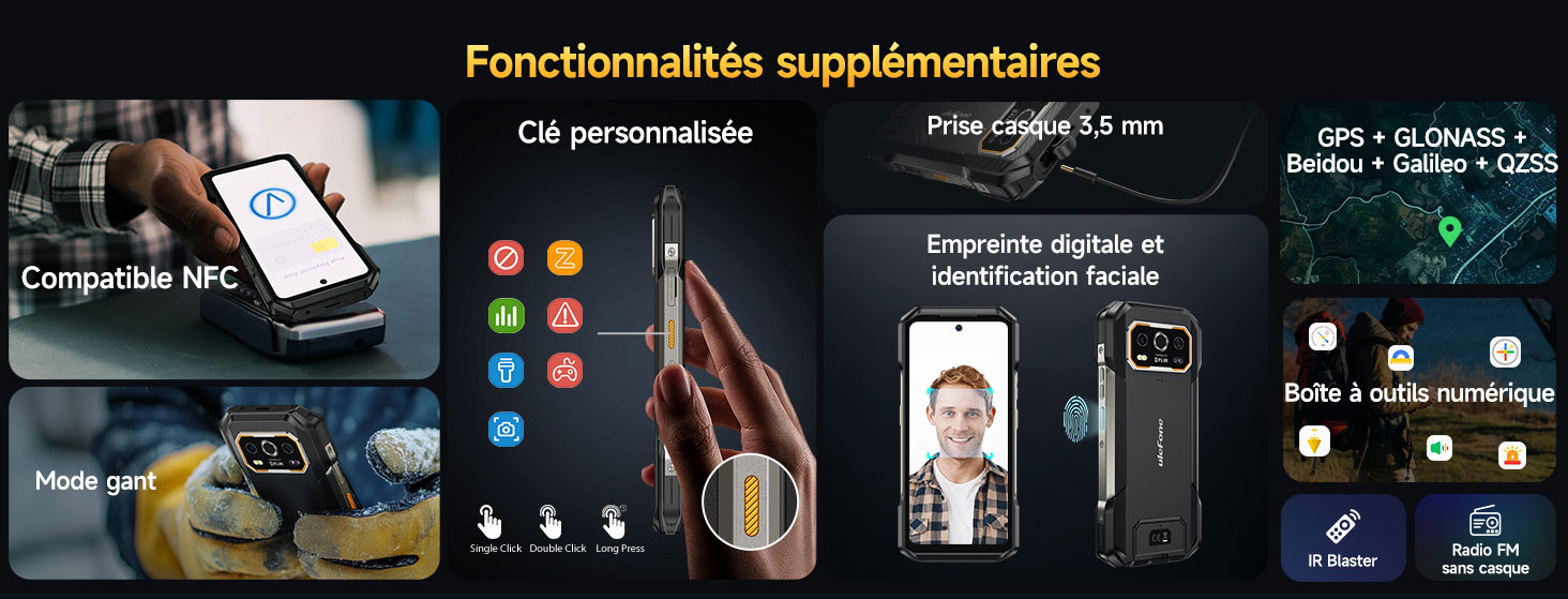 Smartphone Étanche Robuste ULEFONE Armor 27 Pro