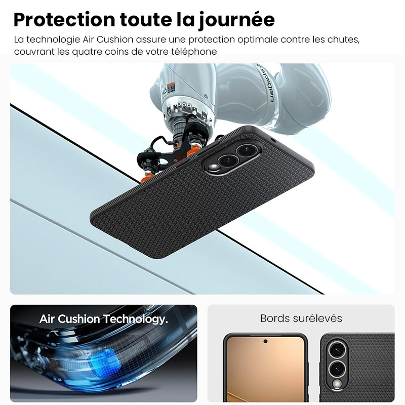 Coque Silicone SPIGEN Liquid Air® pour Galaxy S25 Edge