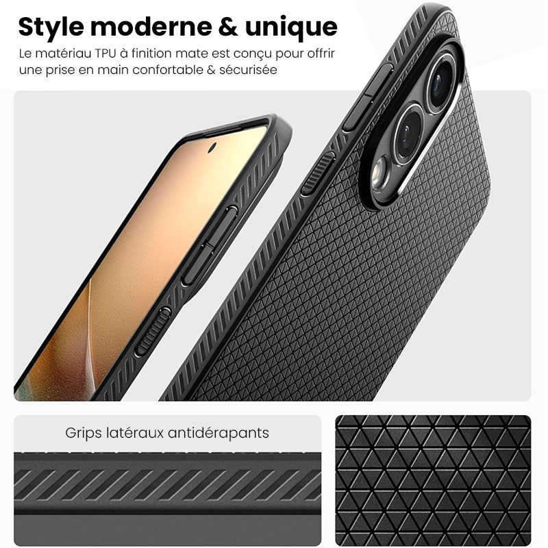 Coque Silicone SPIGEN Liquid Air® pour Galaxy S25 Edge