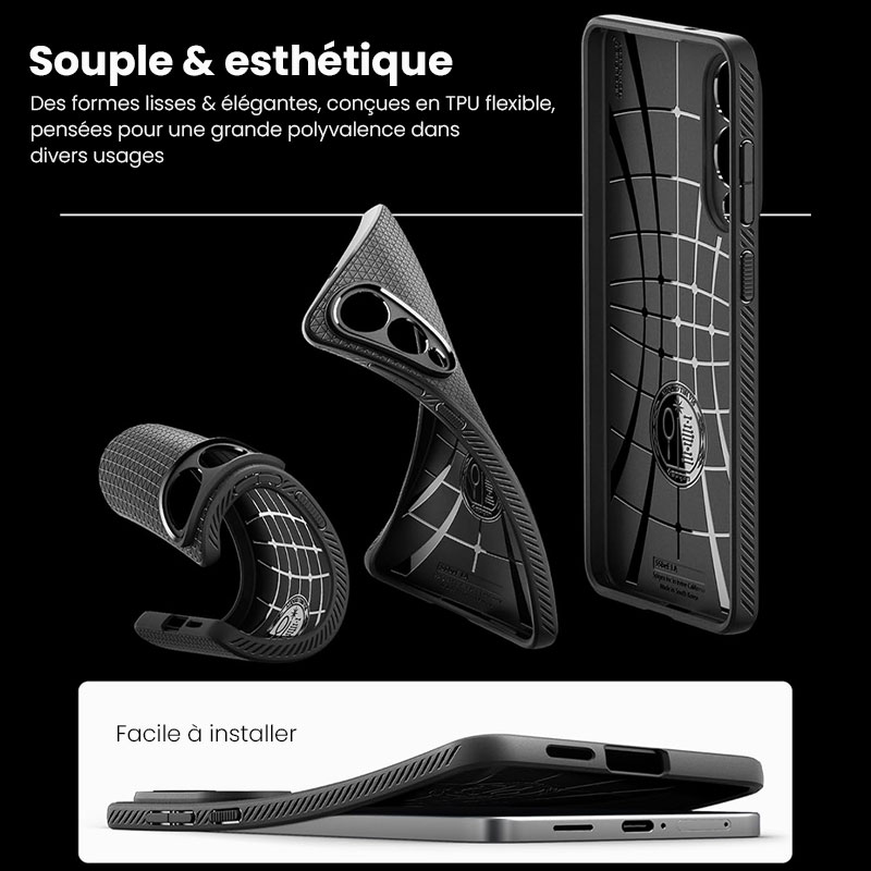 Coque Silicone SPIGEN Liquid Air® pour Galaxy S25 Edge