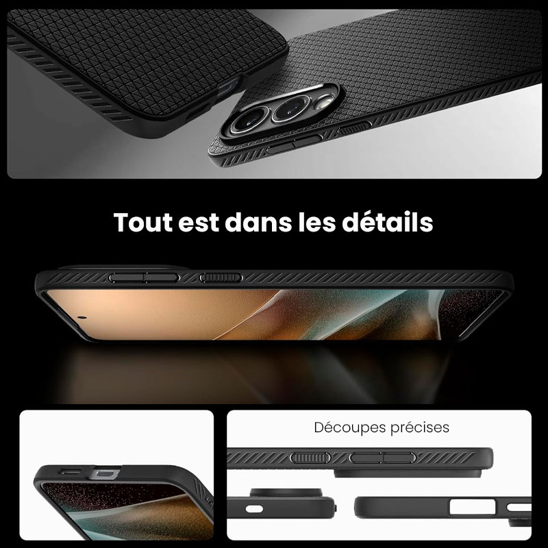 Coque Silicone SPIGEN Liquid Air® pour Galaxy S25 Edge