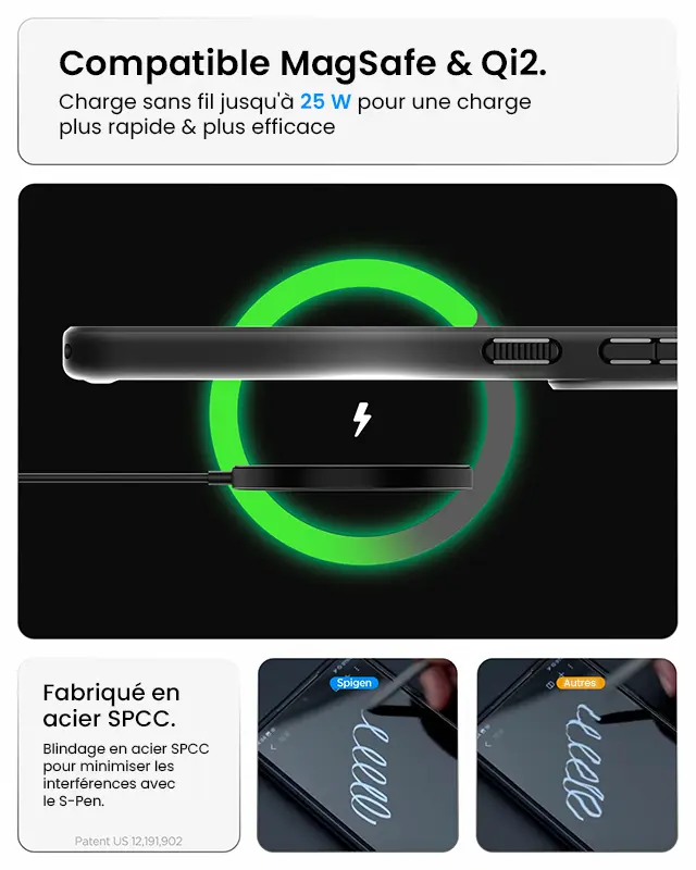 Coque Magnétique SPIGEN Nano Pop MagFit pour Galaxy S26 Ultra - Coloris Bleu marine