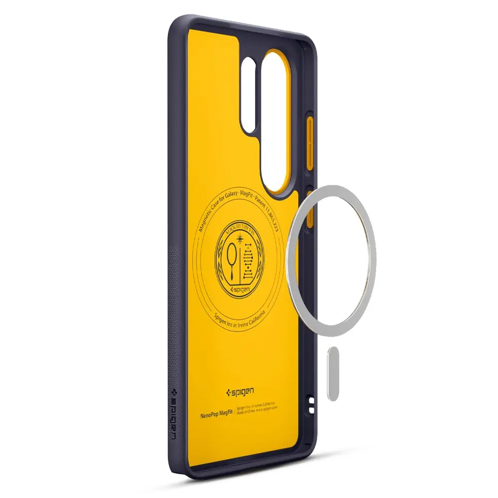 Coque Magnétique SPIGEN Nano Pop MagFit pour Galaxy S26 Ultra - Coloris Bleu marine